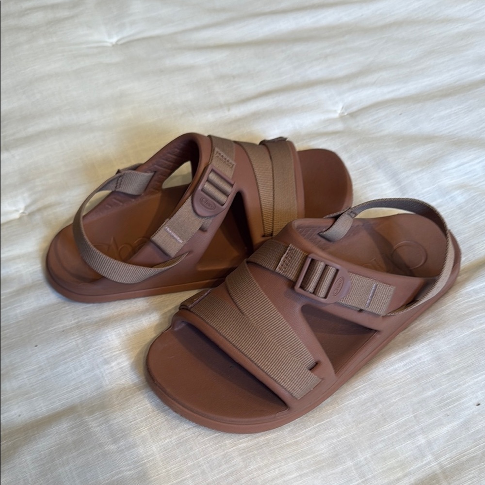 Brown Sporty Sandals with Adjustable Straps